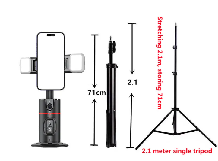 360° AI Facial Recognition Camera Stabilizer™