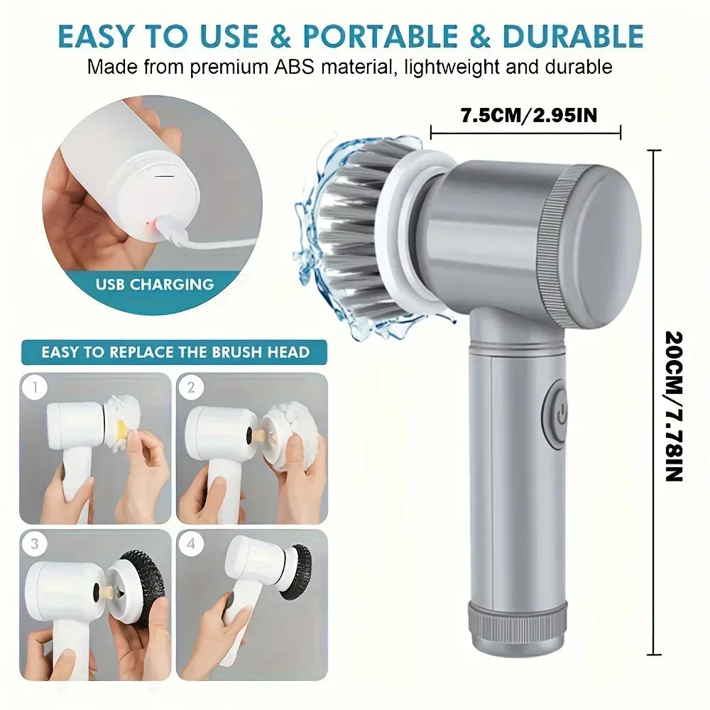 Electric Spin Scrubber – Wireless Cleaning Brush